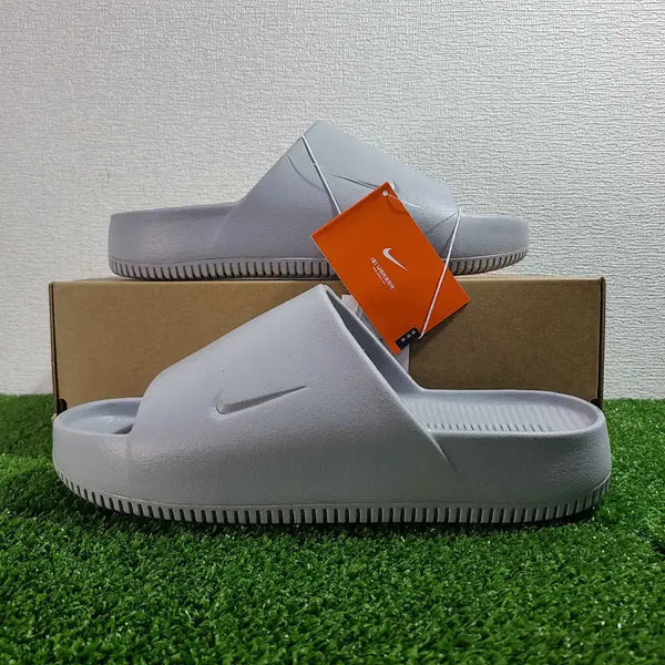[BUNJANG] Nike Calm Slide Wolf Grey FD4116-004 Sandals / [새상품] 290 나이키 슬리퍼 캄 슬라이드 울프 그레이 FD4116-004