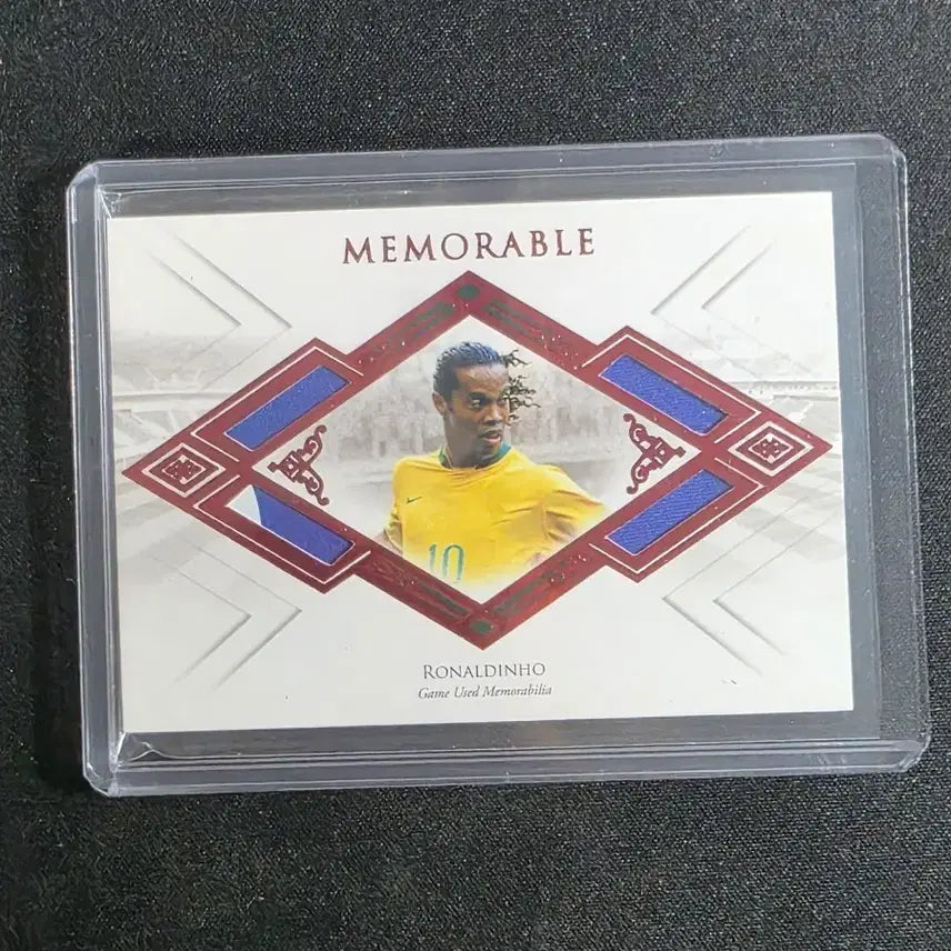 [BUNJANG] Ronaldo R9 Futera Memorabilia Red Limited Edition 5/5 Signed Jersey Card / 호나우지뉴 퓨테라 메모러블 레드 5한정 희귀상품
