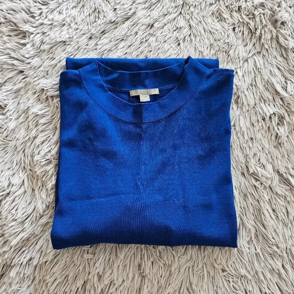 [BUNJANG] COS Blue Knit Midi Dress / COS 니트 블루 원피스