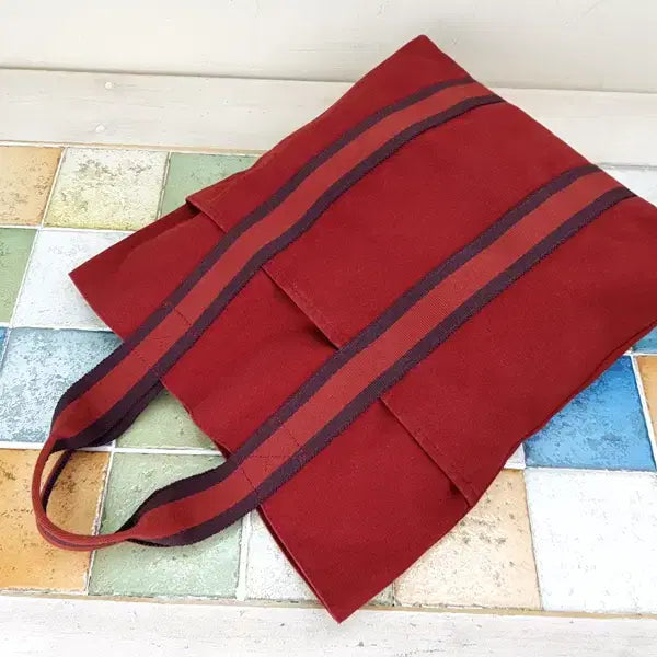 [BUNJANG] Hermès Hulot Canvas Tote Bag / 에르메스 후루토 남녀공용 토드백 카바스