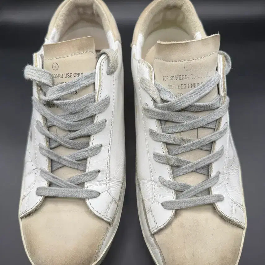 [BUNJANG] Golden Goose Superstar Sneakers Leather White Beige / 골든구스 슈퍼스타 스니커즈 (정품)