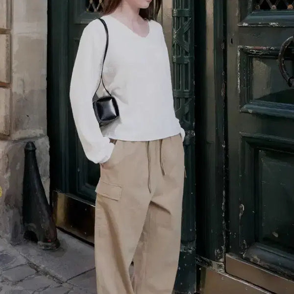[BUNJANG] Studio Simple Mung Simplement Cargo Pants (Beige) / [새상품/택포] 스튜디오심플멍 심플먼트 카고팬츠 (베이지)