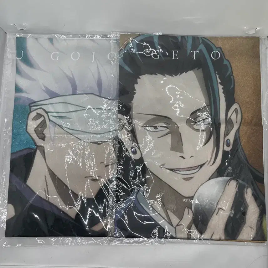 [BUNJANG] Jujutsu Kaisen 0 Movie A2 Fabric Poster Set: Suguru Geto, Satoru Gojo (Sealed) / [미개봉] 주술회전0 극장판 A2 패브릭 천 포스터 게토 스구루 고죠 사토루 세트