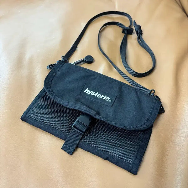 [BUNJANG] Hysteric Glamour Shakoosh Crossbody Bag Mini Bag Black / 히스테릭글래머 샤코슈 크로스백 미니백 스몰백 가방 블랙