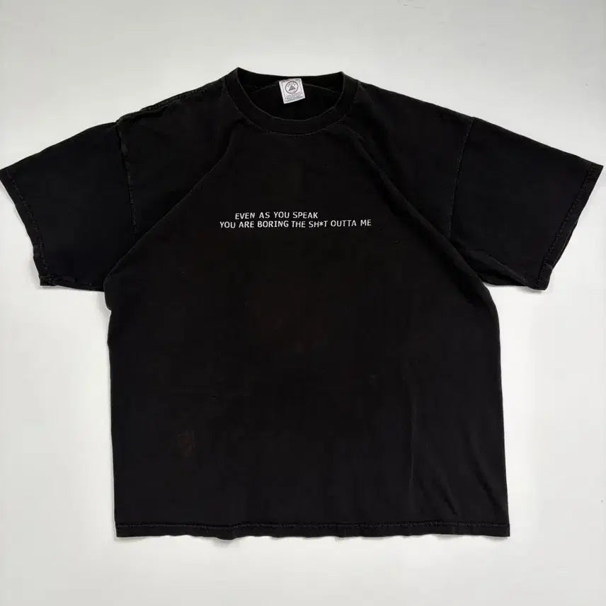 [BUNJANG] 00s Shit Tee Black XL / 00s Sh*t Tee (black)