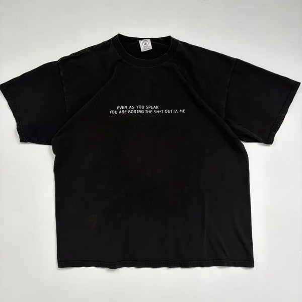 [BUNJANG] 00s Shit Tee Black XL / 00s Sh*t Tee (black)