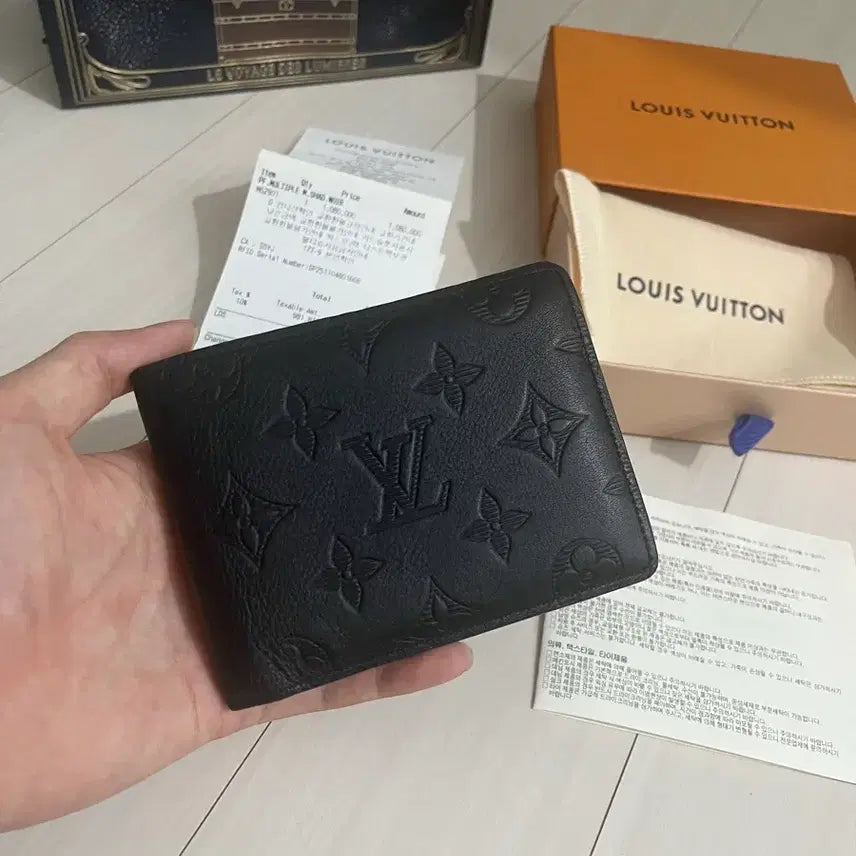 [BUNJANG] Louis Vuitton Shadow Bifold Wallet / [영수증/풀구성] 루이비통 쉐도우 반지갑