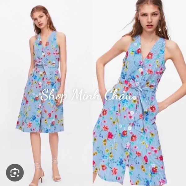 [BUNJANG] Zara Long Dress M / ZARA 자라 롱원피스 (휴가룩 깨끗)