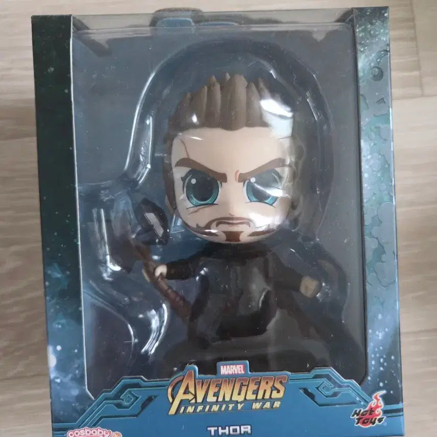 [BUNJANG] Hot Toys Cosbaby Thor Figure (Avengers: Infinity War) - Sealed / [미개봉] 핫토이 코스베이비 어벤져스 인피니티 워 토르 피규어
