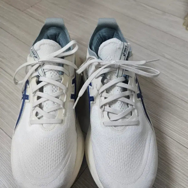 [BUNJANG] ASICS Gel Nimbus 27 Running Shoes White/Blue (265mm) / 아식스 젤님버스27 265사이즈