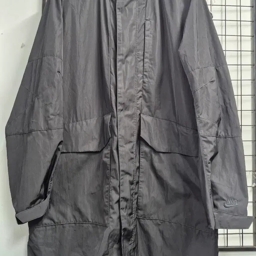 [BUNJANG] Nike NSW Long Hooded Windbreaker Jacket / 100L 나이키 NSW 롱 후드 바람막이 자켓.