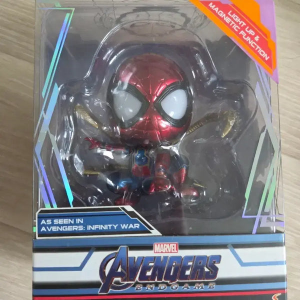 [BUNJANG] Hot Toys Cosbaby Avengers: Endgame Iron Spider Figure (Light-up & Magnetic) / [미개봉] 핫토이 코스베이비 어벤져스 엔드게임 아이언 스파이더 피규어