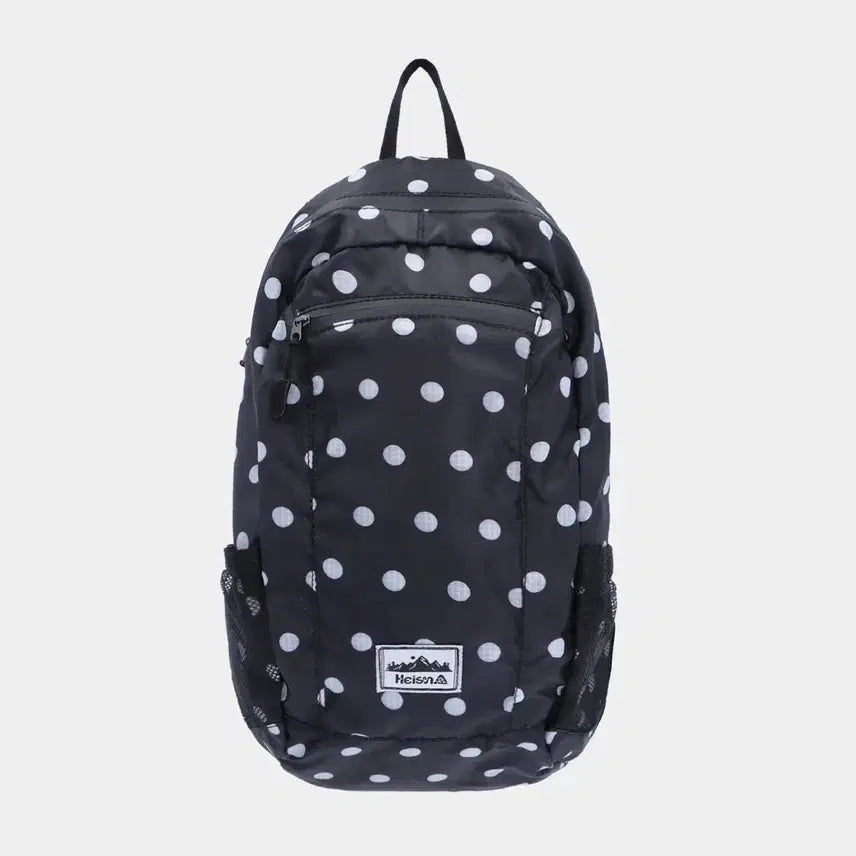 [BUNJANG] Hyisan Dot Black Backpack (Sealed) / 하이산 도트 블랙 백팩(미개봉)