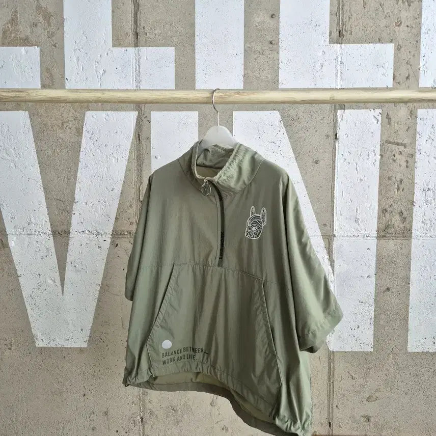 [BUNJANG] Lifework Short Sleeve Windbreaker / 라이프워크 반팔 바람막이