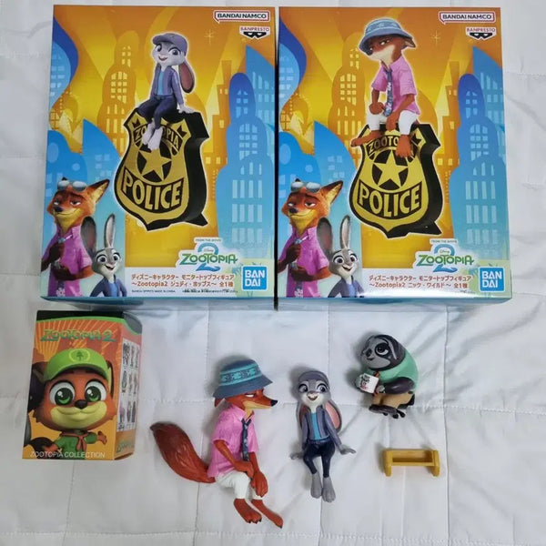 [BUNJANG] Disney Zootopia Nick Wilde & Judy Hopps Banpresto Figure Set / 주토피아 닉 주디 반프레스토 피규어 세트 모니터탑 주토피아2
