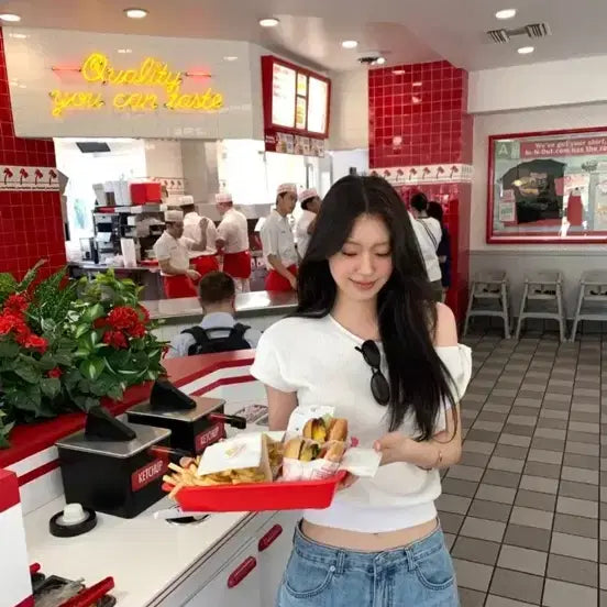 [BUNJANG] LePLAIN Waffle T-Shirt / 르플레인 허그와플티