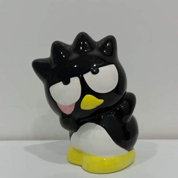 [BUNJANG] Vintage 1997 Badtz-Maru Ceramic Figurine Coin Bank / 고전 배드바츠마루 1997 도자기 피규어 저금통