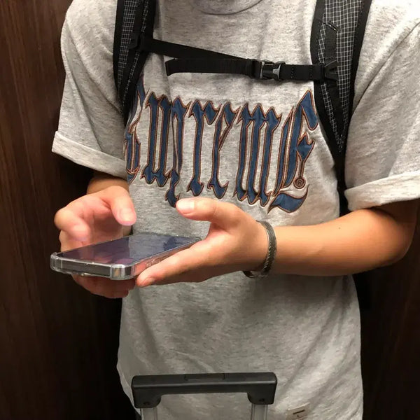 [BUNJANG] Supreme Old English Logo T-Shirt / 슈프림 올드잉글리쉬 반팔