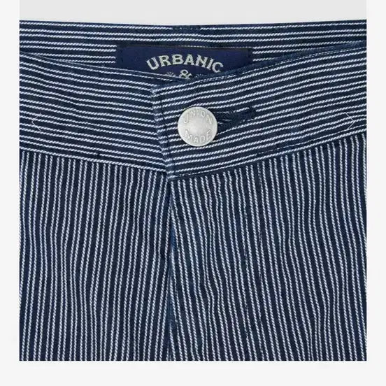 [BUNJANG] URBANIC 30 Union Pants Gardener Stripe Button Cotton Pants / 얼바닉 30 유니언 팬츠 가드너 (새상품)