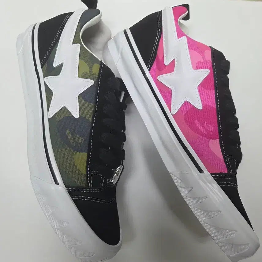 [BUNJANG] Vans x Bape Premium New Skool Camo Multicolor / 반스 x 베이프 프리미엄 뉴스쿨 카모 멀티컬러