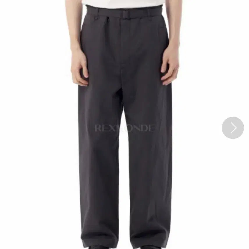 [BUNJANG] Lemaire Seamless Belted Pants - Anthracite - Size 48 / 르메르 심리스 벨티드 팬츠 48