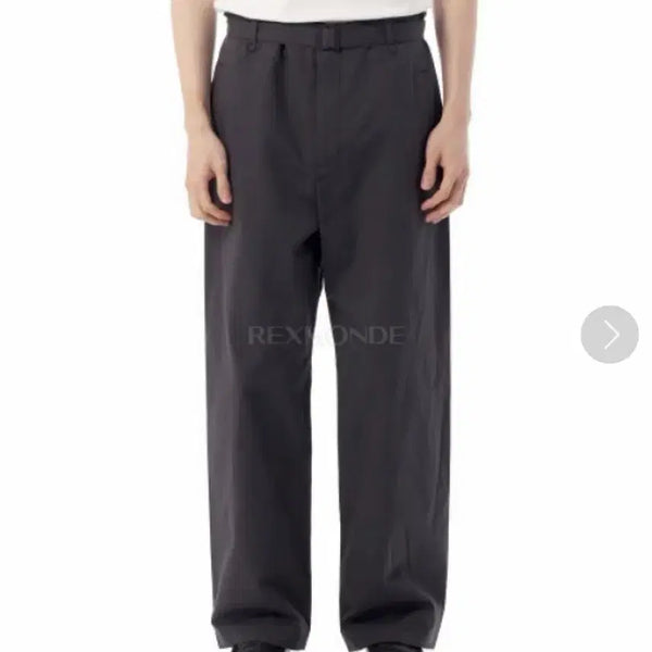 [BUNJANG] Lemaire Seamless Belted Pants - Anthracite - Size 48 / 르메르 심리스 벨티드 팬츠 48