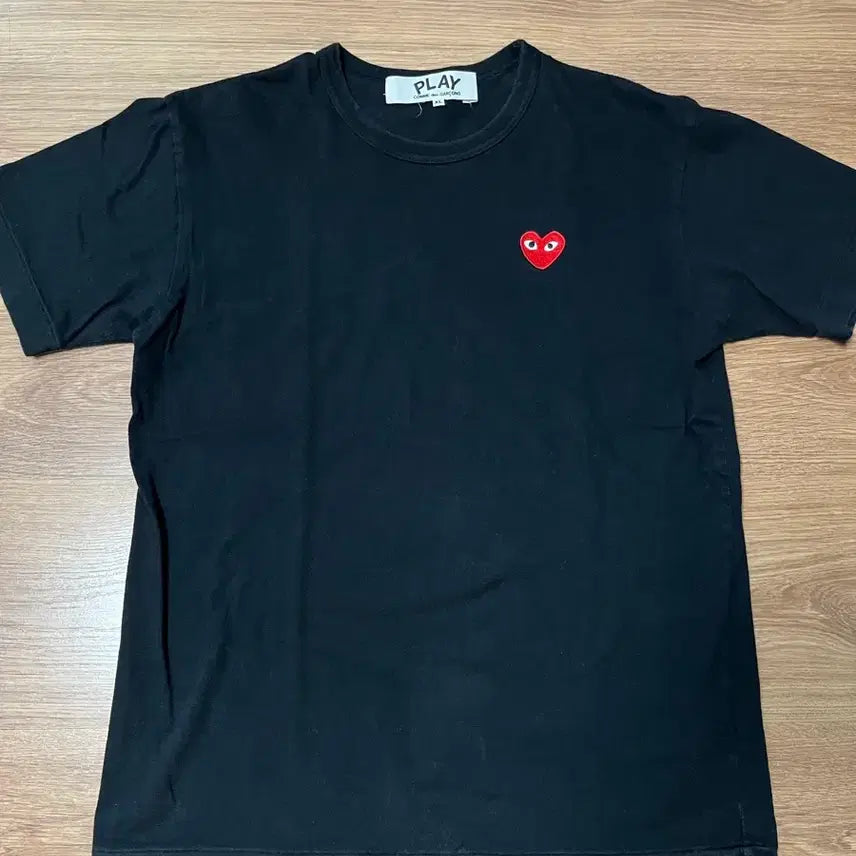 [BUNJANG] Comme des Garçons Black Short Sleeve T-Shirt XL / [XL] 꼼데가르송 반팔 티셔츠 블랙