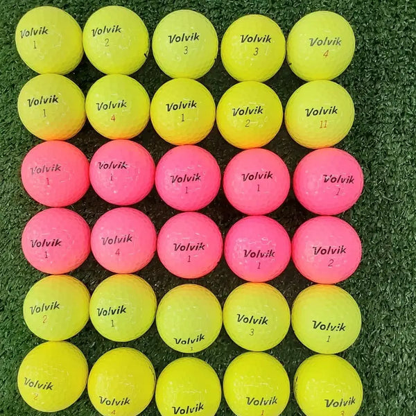 [BUNJANG] Volvik Color Golf Balls (A+/A Grade) - 30 Count / 볼빅 컬러 A+/A급 30개 골프공 로스트볼