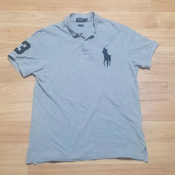 [BUNJANG] Polo Ralph Lauren Big Pony Polo Shirt Grey XL / POLO 폴로 랄프로렌 빅포니 카라티 그레이 XL 칭찬은고래도춤주게