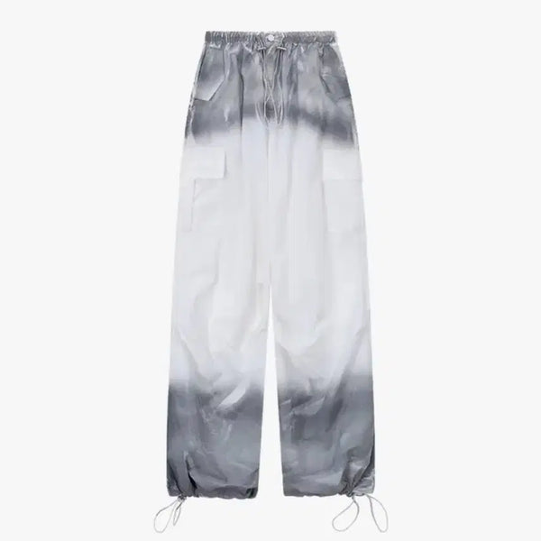 [BUNJANG] Color Block Gradient Banding Jogger Pants / 배색 그라데이션 밴딩 조거 팬츠