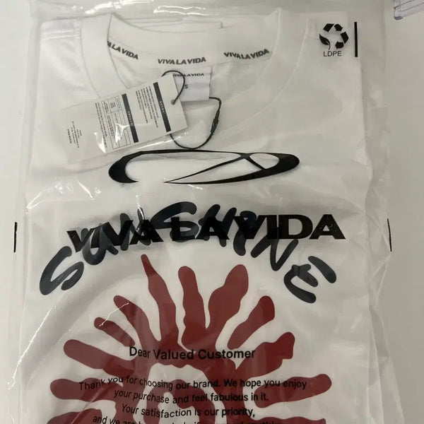 [BUNJANG] Viva Rabida Short Sleeve T-Shirt White / 미개봉 새상품 비바라비다 반팔티 화이트