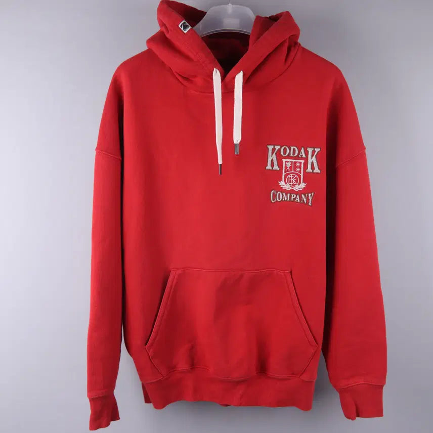 [BUNJANG] Kodak Graphic Hoodie Red (S) / 코닥(Kodak) 컴퍼니 그래픽 후드티 레드 (S) 5212