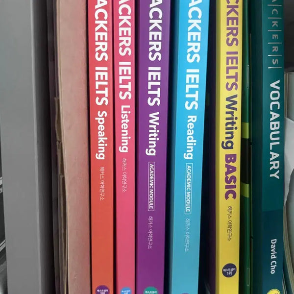 [BUNJANG] Hacker's IELTS Vocabulary, Reading, Writing, Listening, Speaking Set / 해커스 IELTS 보카/ 리딩/라이팅/리스닝/스피킹
