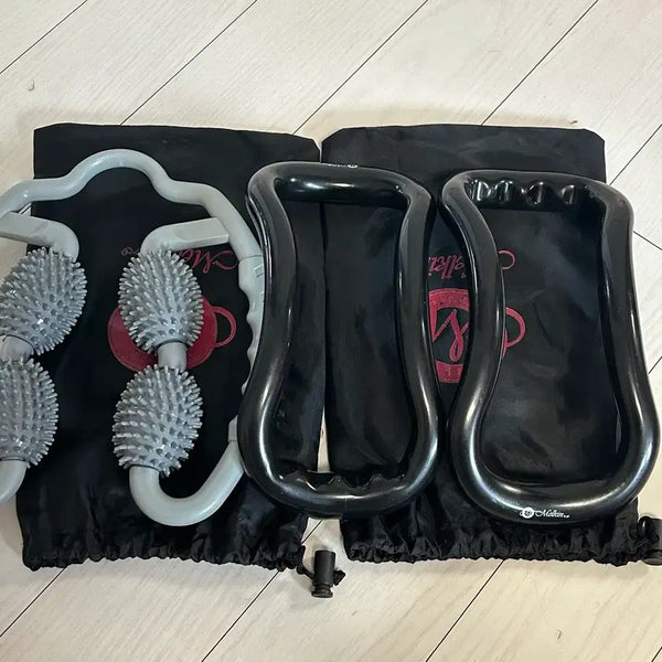 [BUNJANG] Melkin Sports Hard 100 Yoga Ring Set (2pcs) with Daiso Roller / 멜킨 스포츠 하드 100 요가링 2개+다이소 롤러