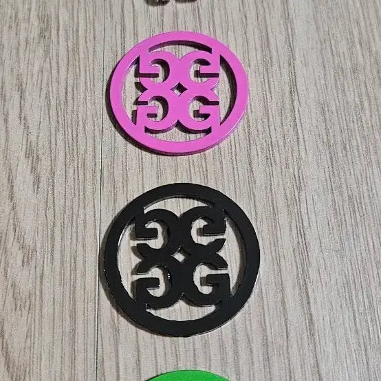 [BUNJANG] G/FORE Ball Marker Set (Pink, Black, Green) / 지포어 볼마커