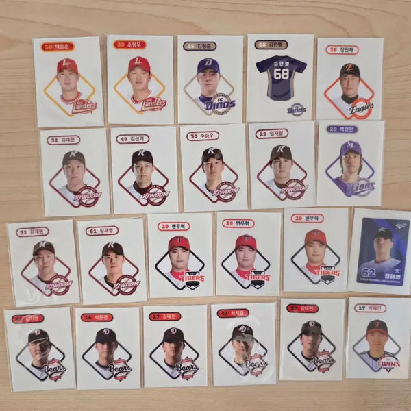 [BUNJANG] KBO Team Stamp Stickers Bundle Set / KBO 띠부씰 일괄 급처