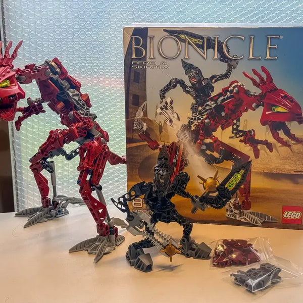 [BUNJANG] LEGO Bionicle Piraka Custom MOC - Ferra & Skirmix / 레고 바이오니클 페로 & 스커믹스 커스텀