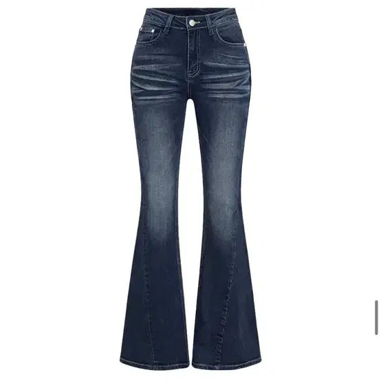 [BUNJANG] Jumere Hip Pad Death Cat Washing Denim Bootcut Pants (L) / 쥬메르 골반패드 데스 캣 워싱 데님 부츠컷 팬츠 L