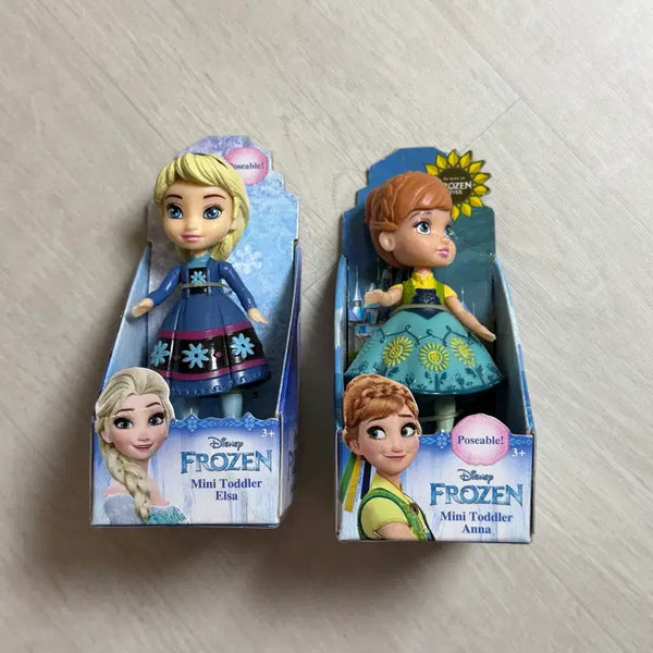 [BUNJANG] Disney Frozen Mini Toddler Doll Anna & Elsa Set / 디즈니 겨울왕국 프로즌 미니 토들러돌 안나 엘사 세트