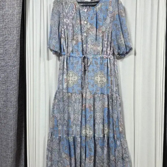 [BUNJANG] Paisley Pattern Long Dress / 시원한페이즐리롱원피스(55-66)