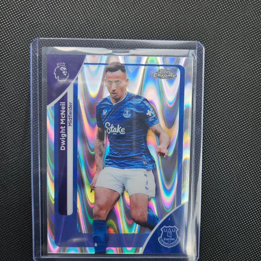 [BUNJANG] 25-26 Topps Chrome EPL Everton Dwight McNeil Ray Wave Card / 25-26 탑스크롬 EPL 에버튼 드와이트 맥닐 레이 웨이브 카드