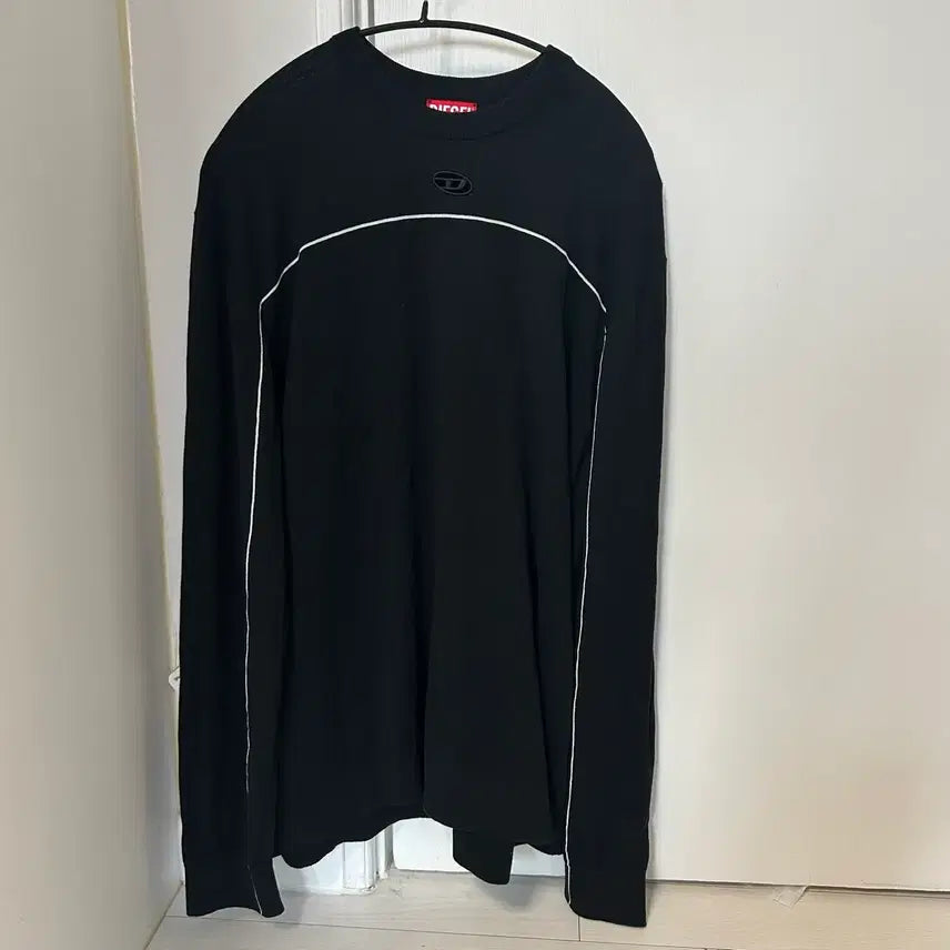 [BUNJANG] Diesel Jumper in Silk Blend with Piping XXL / 일주일동안할인 새상품 디젤 Jumper In Silk Blend With Piping XXL