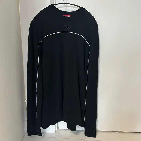 [BUNJANG] Diesel Jumper in Silk Blend with Piping XXL / 일주일동안할인 새상품 디젤 Jumper In Silk Blend With Piping XXL