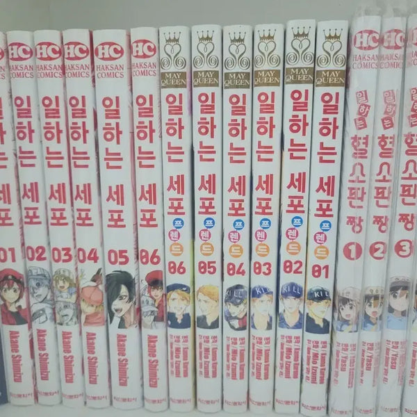 [BUNJANG] Cells at Work! Complete Manga Set, Friend, Platelets / 일하는 세포 만화책 전권, 프렌드, 혈소판