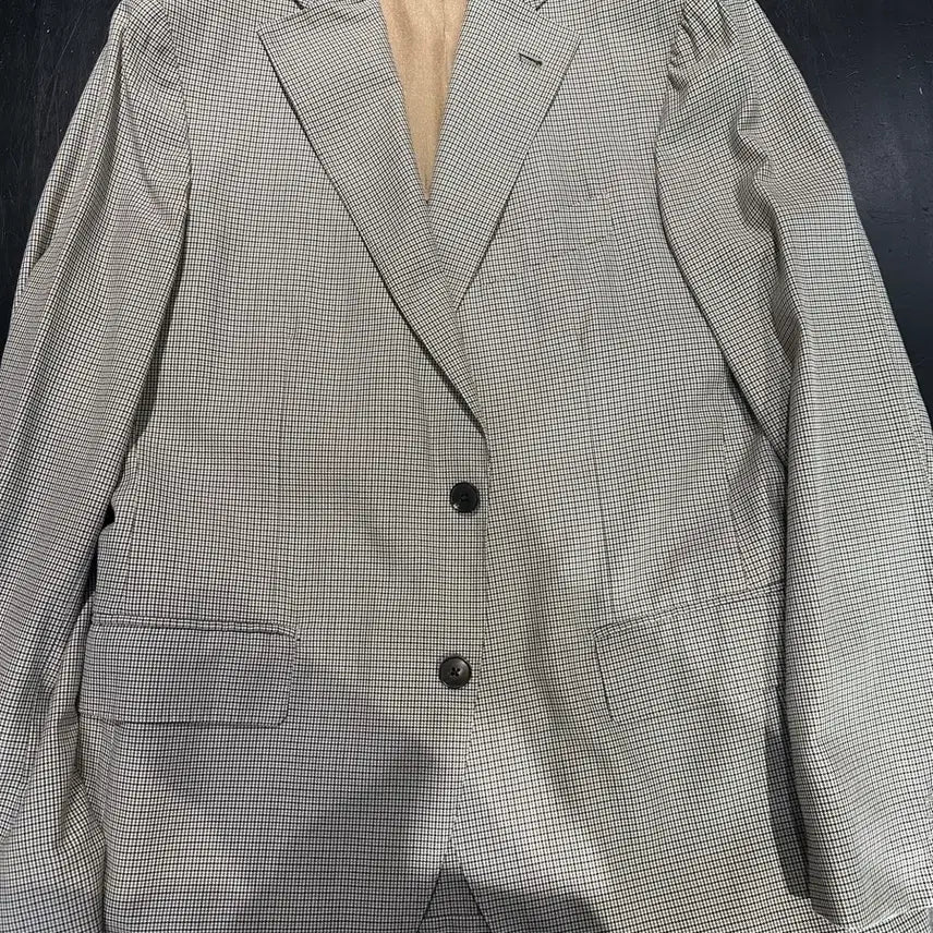 [BUNJANG] Gabriele Pasini Checked Jacket with Beige Lining / 가브리엘파시니 자켓 판매