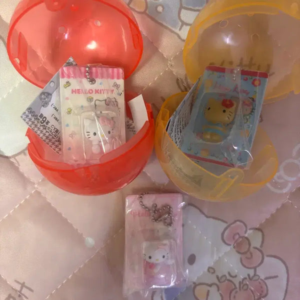 [BUNJANG] Hello Kitty Miniature Gacha Baby / Tanning Bundle Set / 헬로키티 미니어처 가챠 베이비 / 태닝 일괄