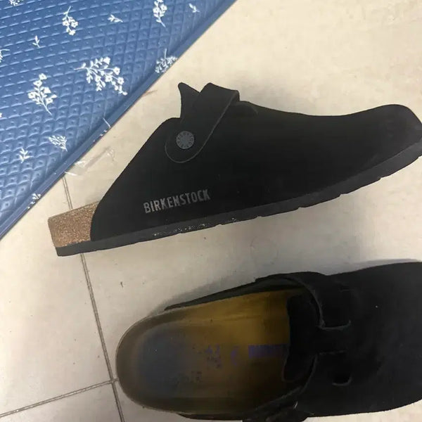 [BUNJANG] Birkenstock Boston Suede Clogs Black Size 42 / 버켄스탁 보스턴 스웨이드 42 블랙
