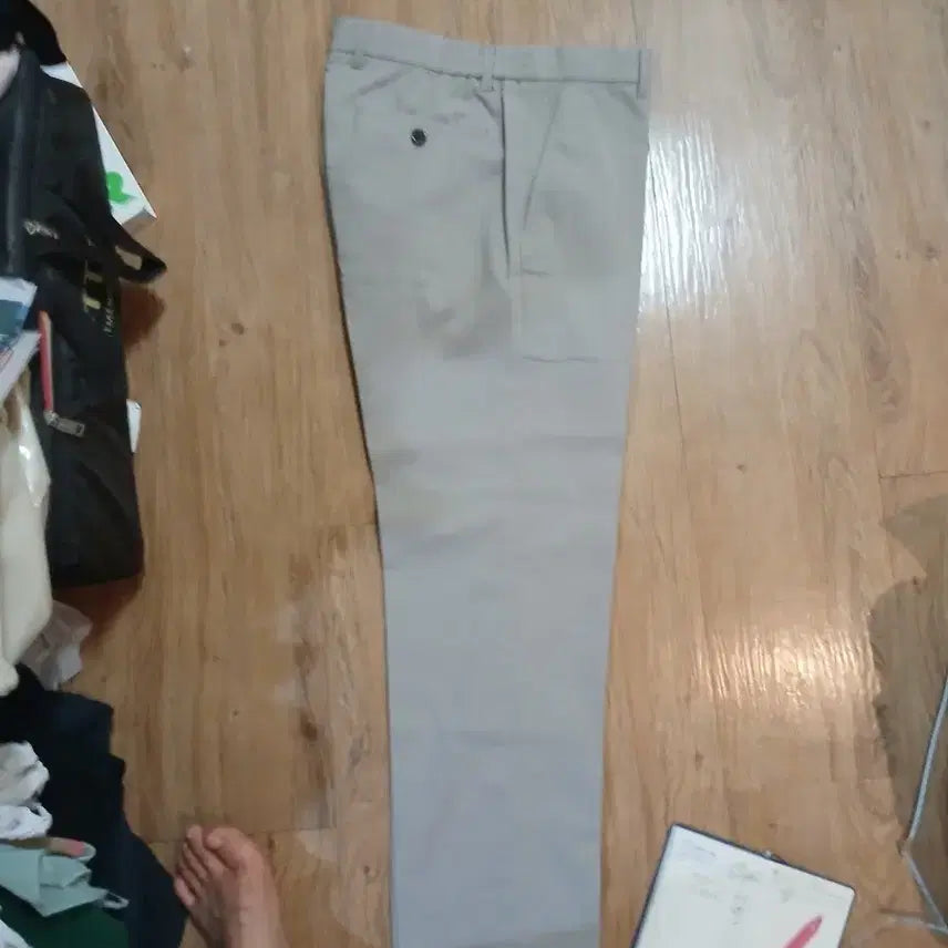 [BUNJANG] Olsen Beige Slacks Summer Pants / 올젠 베이지색 슬랙스.여름바지