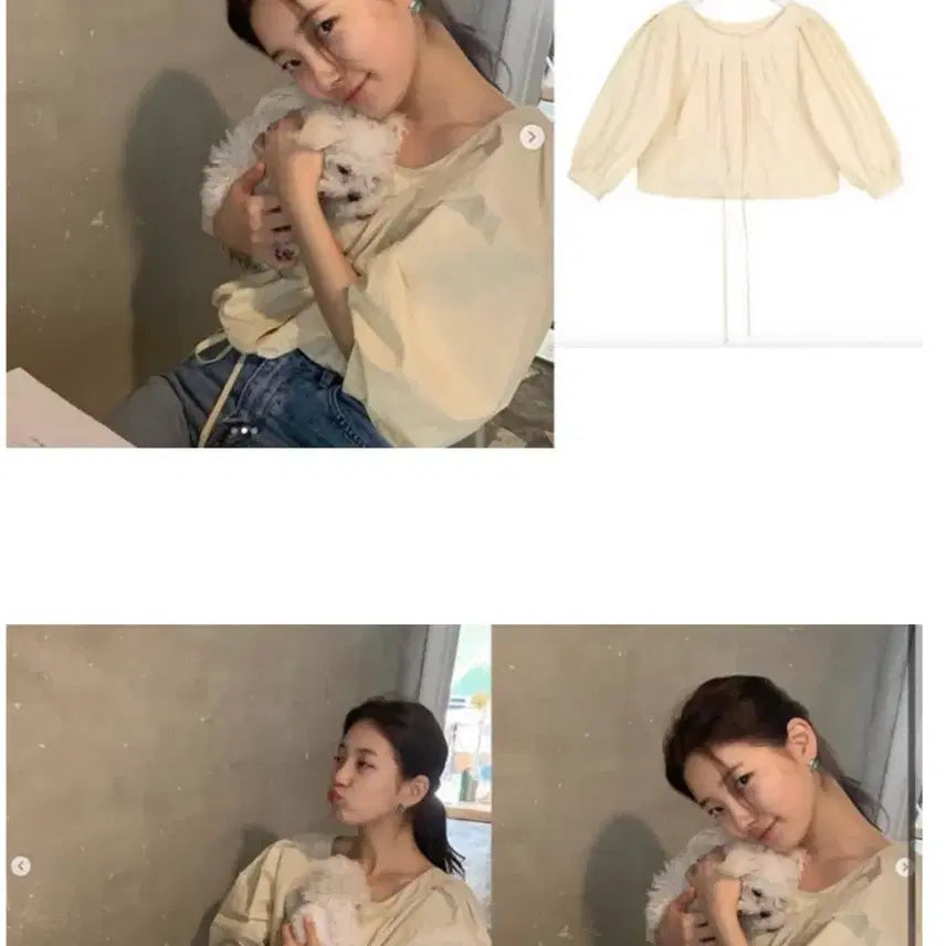 [BUNJANG] Nominatte Blouse Suzy / 노미나떼 블라우스 수지