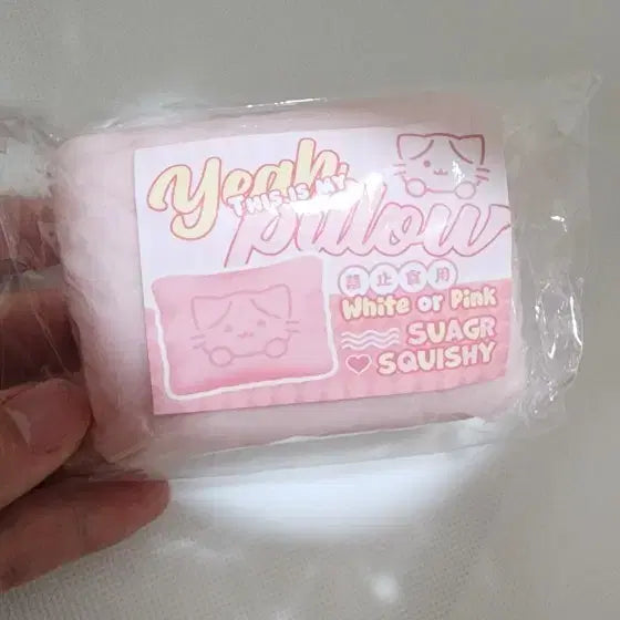 [BUNJANG] Cat Pillow Squeeze Toy (New) / 고양이베개스퀴시(새것)